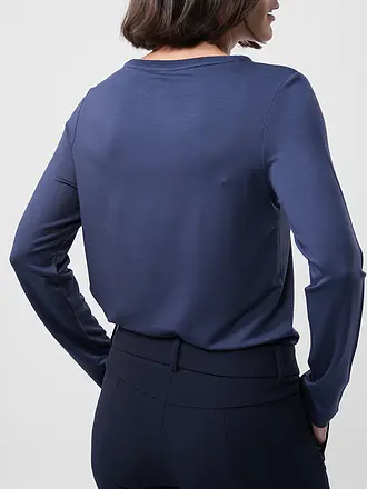 BRAX | Langarmshirt CARINA.L | dunkelblau